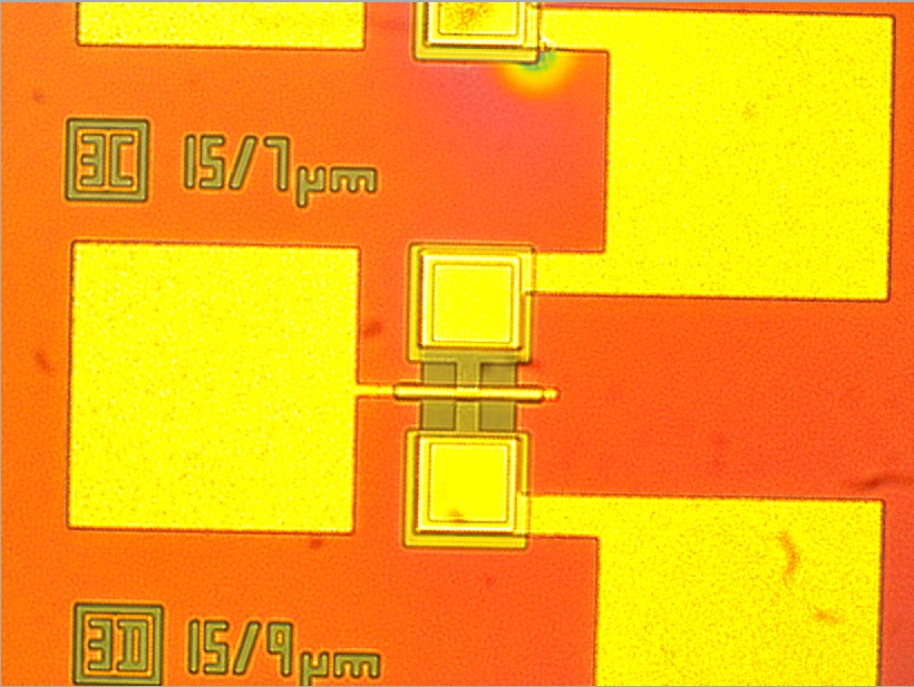 wafer being analyzed